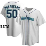 J.B. Bukauskas Men's Seattle Mariners White Replica Home Jersey