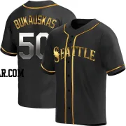 J.B. Bukauskas Youth Seattle Mariners Black Golden Replica Alternate Jersey