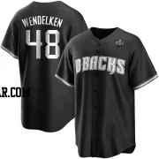J.B. Wendelken Men's Arizona Diamondbacks White Replica Black 2023 World Series Jersey