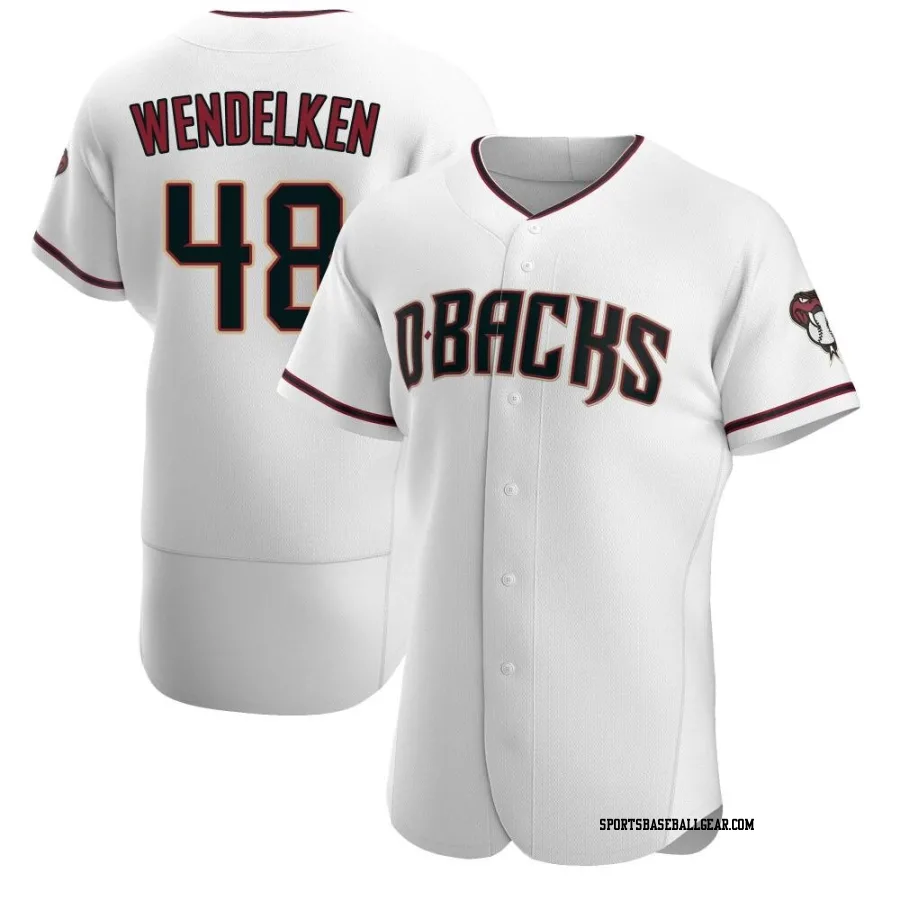 J.B. Wendelken Men's Arizona Diamondbacks White/Crimson Authentic Home Jersey