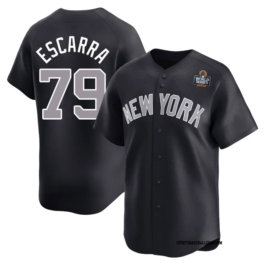 J.C. Escarra Men's New York Yankees Navy Limited Alternate 2024 World Series Jersey