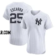J.C. Escarra Men's New York Yankees White Elite Home Jersey