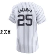 J.C. Escarra Men's New York Yankees White Elite Home Jersey