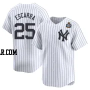 J.C. Escarra Men's New York Yankees White Limited Yankee Home 2024 World Series Jersey