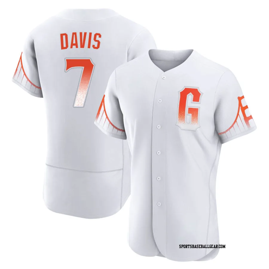 J.D. Davis Men's San Francisco Giants White Authentic 2021 City Connect Jersey