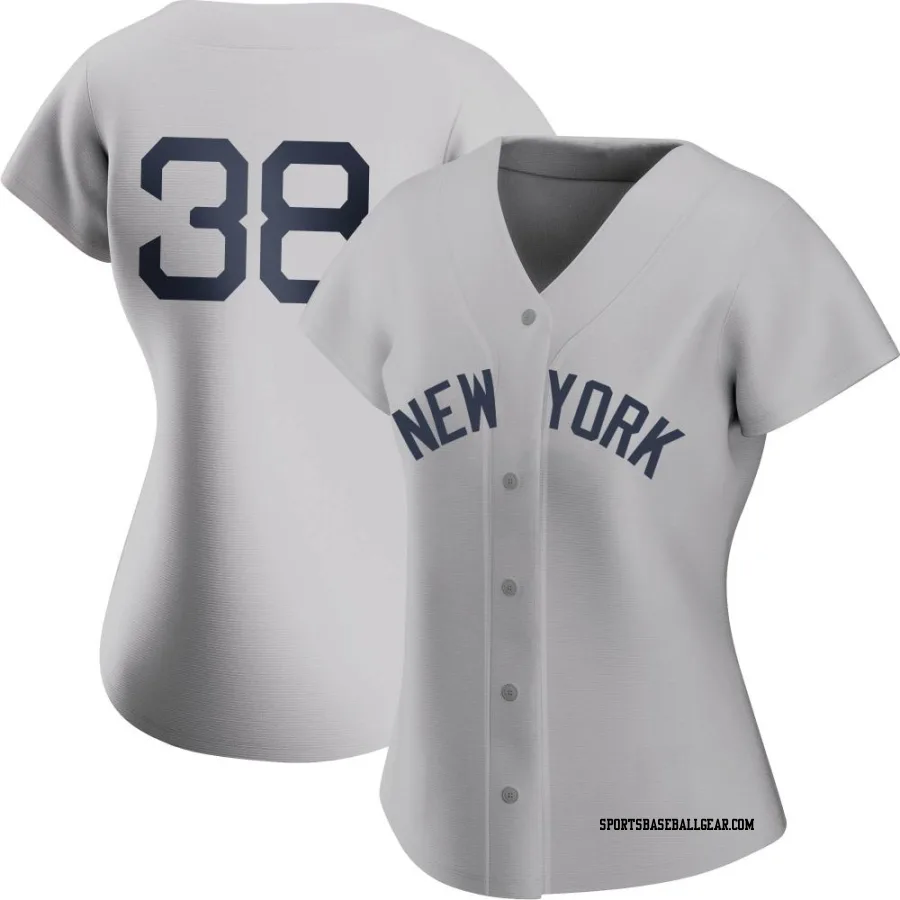 J.D. Davis Women's New York Yankees Gray Authentic 2021 Field of Dreams Jersey