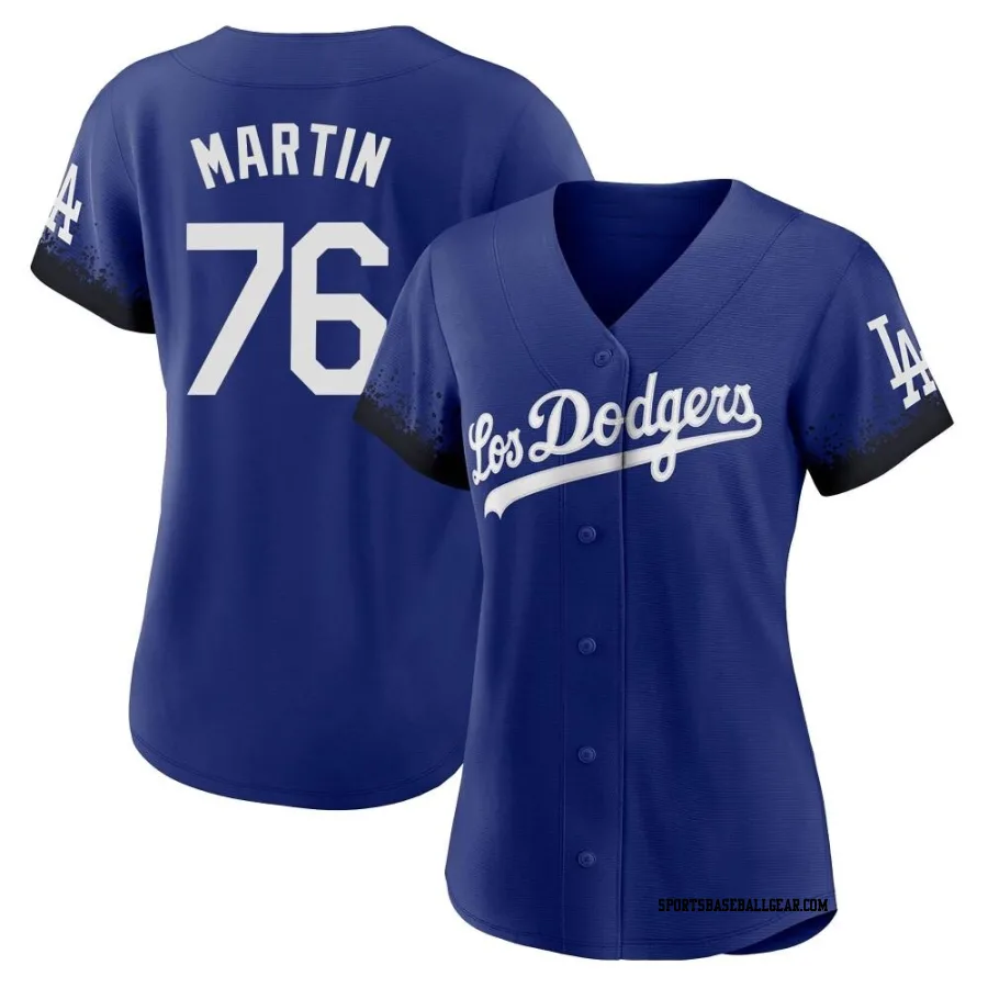 J.D. Martin Women's Los Angeles Dodgers Royal Authentic 2021 City Connect Jersey