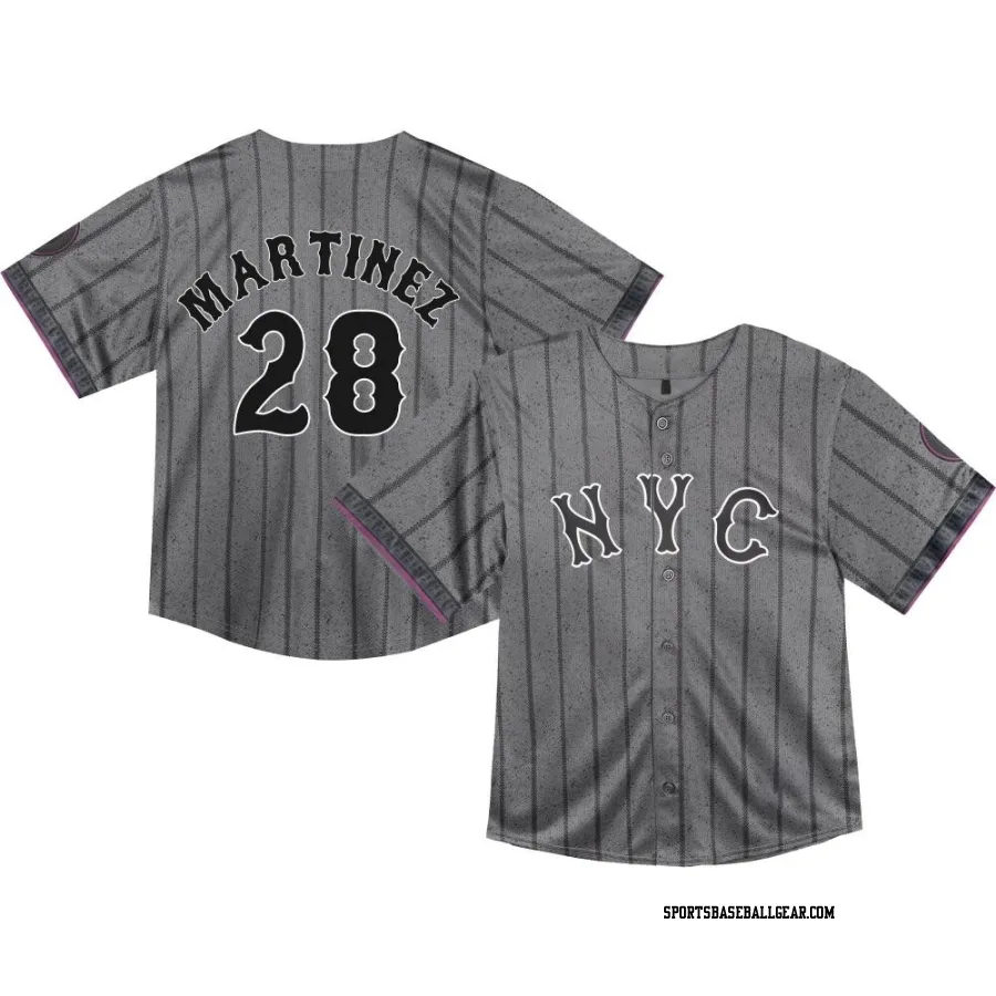 J.D. Martinez Toddler New York Mets Limited Graphite 2024 City Connect Jersey