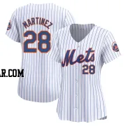 J.D. Martinez Women's New York Mets White Limited Home Jersey