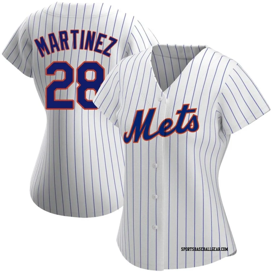 J.D. Martinez Women's New York Mets White Replica Home Jersey