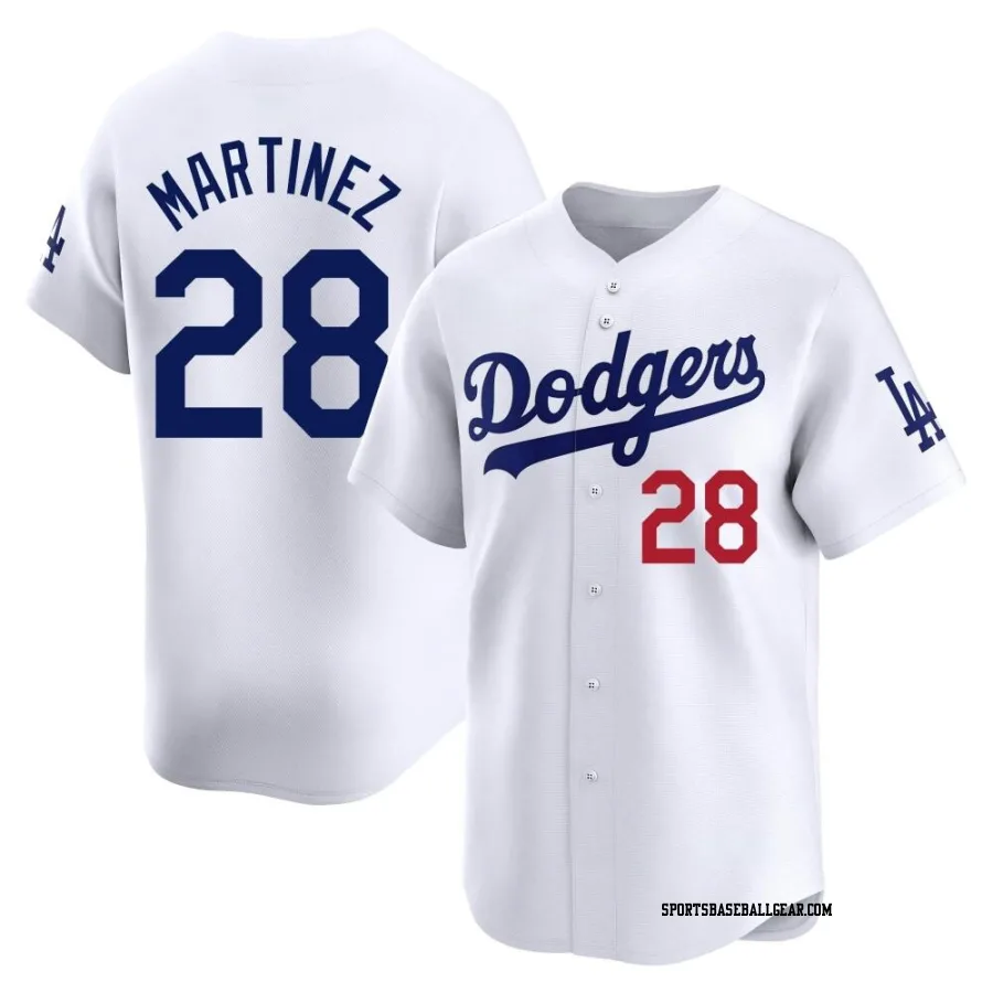 J.D. Martinez Youth Los Angeles Dodgers White Limited Home Jersey