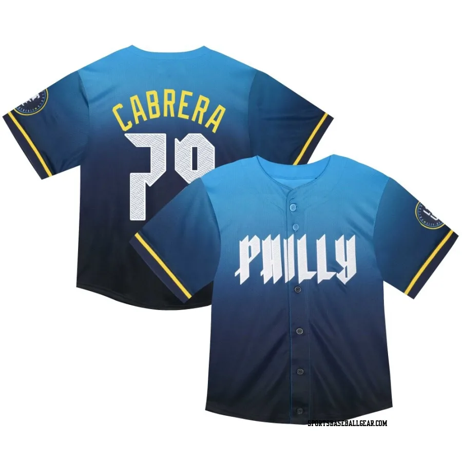 Jean Cabrera Toddler Philadelphia Phillies Blue Limited 2024 City Connect Jersey