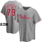 Jean Cabrera Youth Philadelphia Phillies Gray Replica Road Jersey
