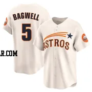 Jeff Bagwell Men's Houston Astros Cream Limited Throwback Cooperstown Collection Jersey