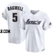 Jeff Bagwell Men's Houston Astros White Limited Throwback Cooperstown Collection Jersey