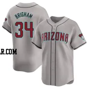 Jeff Brigham Men's Arizona Diamondbacks Gray Limited Away Jersey