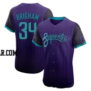 Jeff Brigham Men's Arizona Diamondbacks Purple Elite 2025 City Connect Jersey