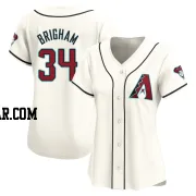 Jeff Brigham Women's Arizona Diamondbacks White Limited Home Jersey
