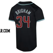 Jeff Brigham Youth Arizona Diamondbacks Black Limited Alternate Jersey