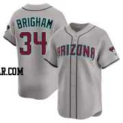 Jeff Brigham Youth Arizona Diamondbacks Gray Limited Alternate Jersey