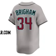 Jeff Brigham Youth Arizona Diamondbacks Gray Limited Alternate Jersey