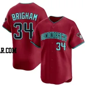 Jeff Brigham Youth Arizona Diamondbacks Red Limited Alternate Jersey