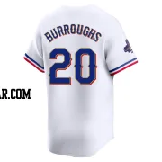 Jeff Burroughs Youth Texas Rangers Gold Limited White 2024 Collection Jersey