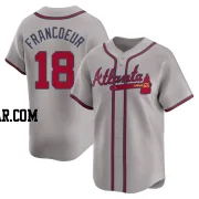 Jeff Francoeur Men's Atlanta Braves Gray Limited Away Jersey