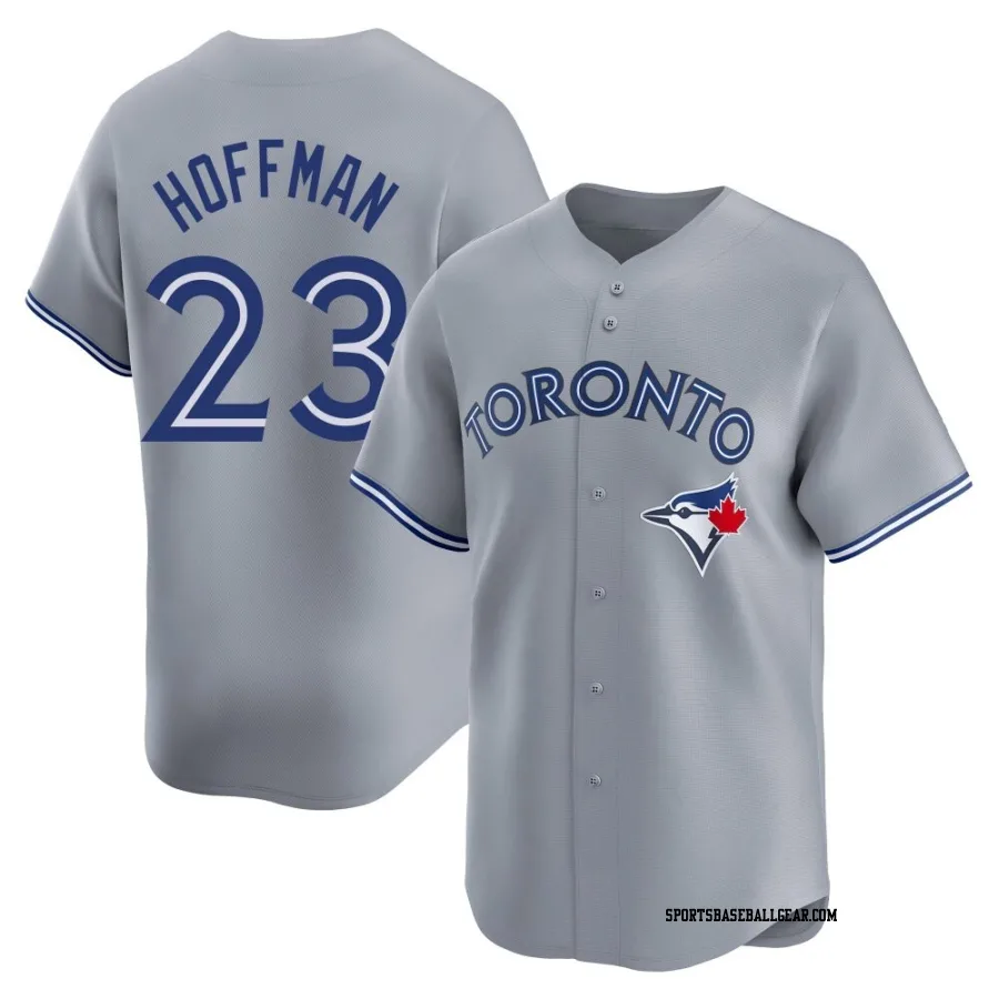 Jeff Hoffman Men's Toronto Blue Jays Gray Limited Away Jersey