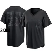 Jeff Hoffman Youth Toronto Blue Jays Black Replica Pitch Fashion Jersey