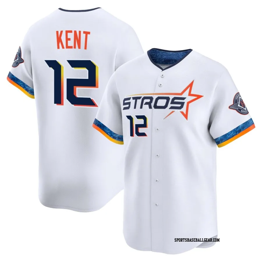 Jeff Kent Men's Houston Astros White Limited 2025 City Connect Jersey