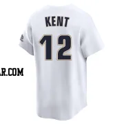 Jeff Kent Men's Houston Astros White Limited Throwback Cooperstown Collection Jersey