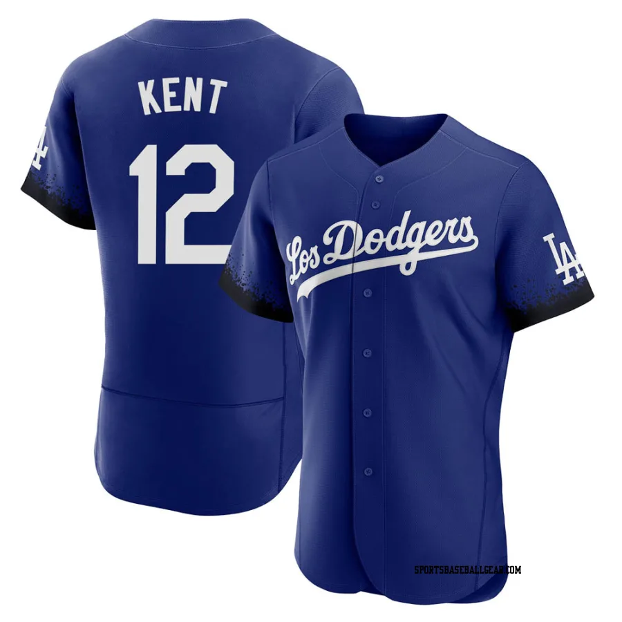 Jeff Kent Men's Los Angeles Dodgers Royal Authentic 2021 City Connect Jersey