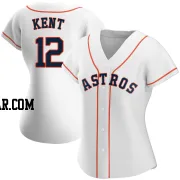 Jeff Kent Women's Houston Astros White Replica Home Jersey
