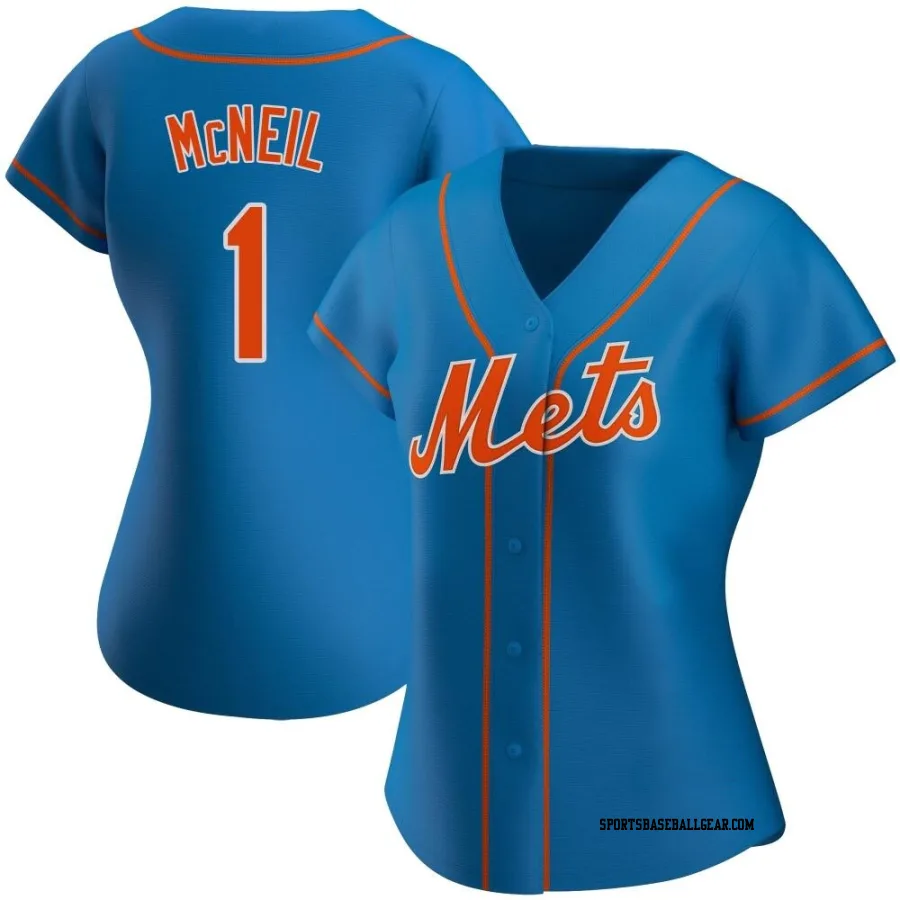 Jeff McNeil Women's New York Mets Royal Replica Alternate Jersey
