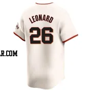 Jeffrey Leonard Men's San Francisco Giants Cream Elite Home Jersey