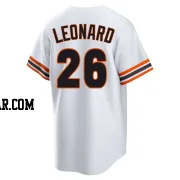Jeffrey Leonard Youth San Francisco Giants White Limited Throwback Cooperstown Collection Jersey