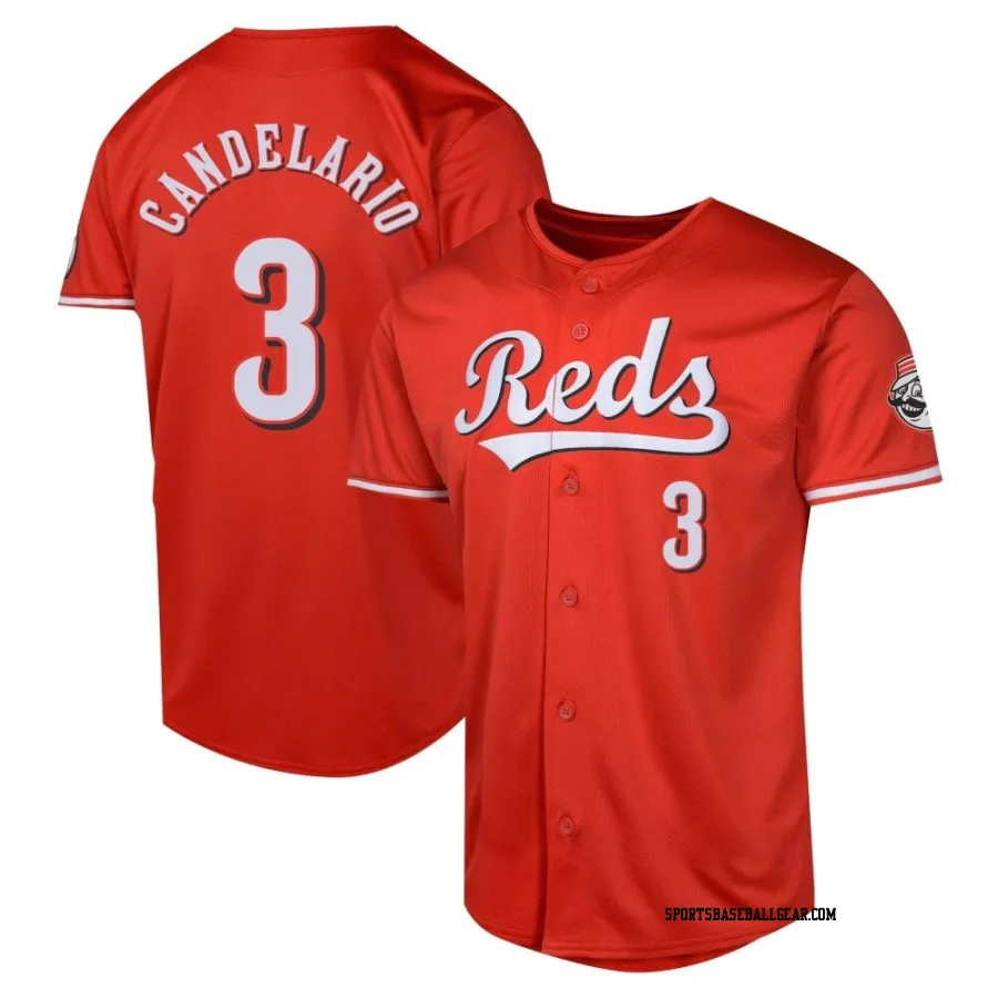 Jeimer Candelario Men's Cincinnati Reds Red Limited Alternate Jersey