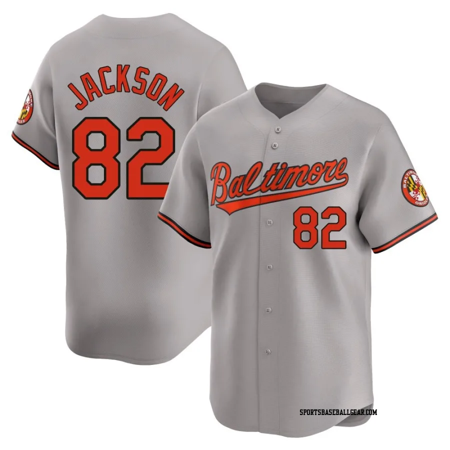 Jeremiah Jackson Men's Baltimore Orioles Gray Limited Road Jersey