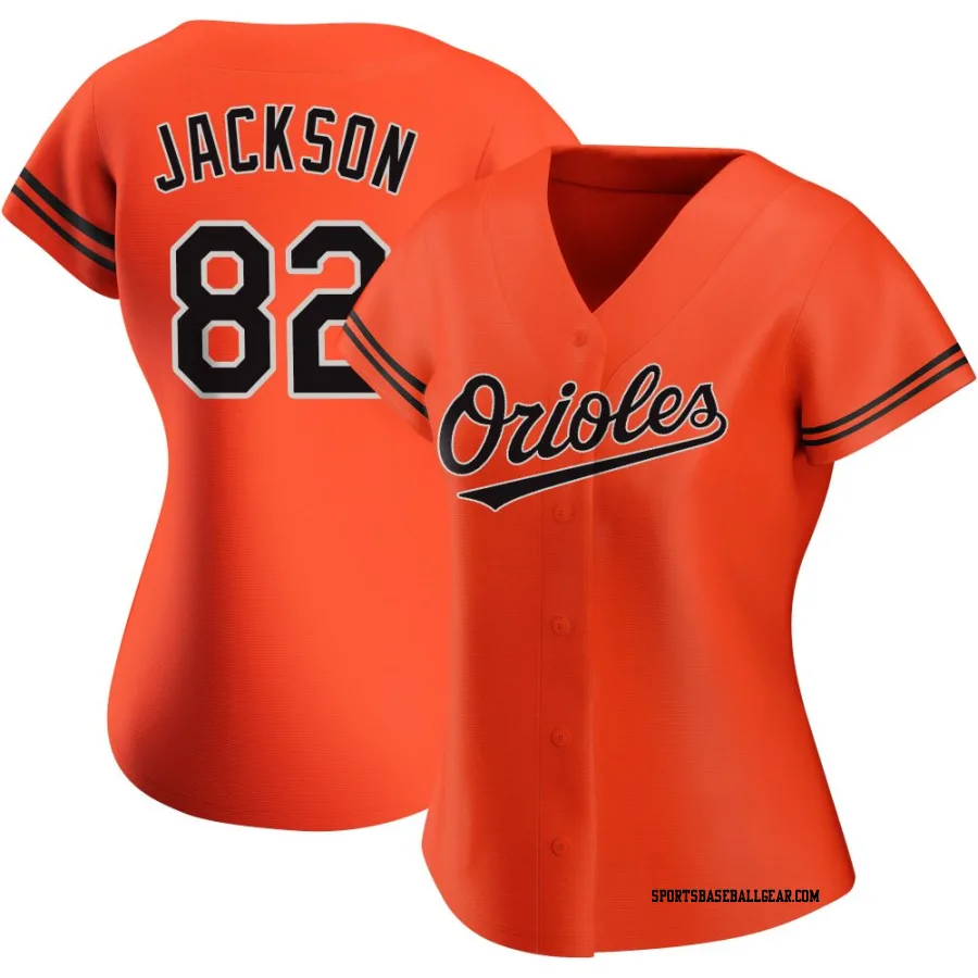 Jeremiah Jackson Women's Baltimore Orioles Orange Authentic Alternate Jersey