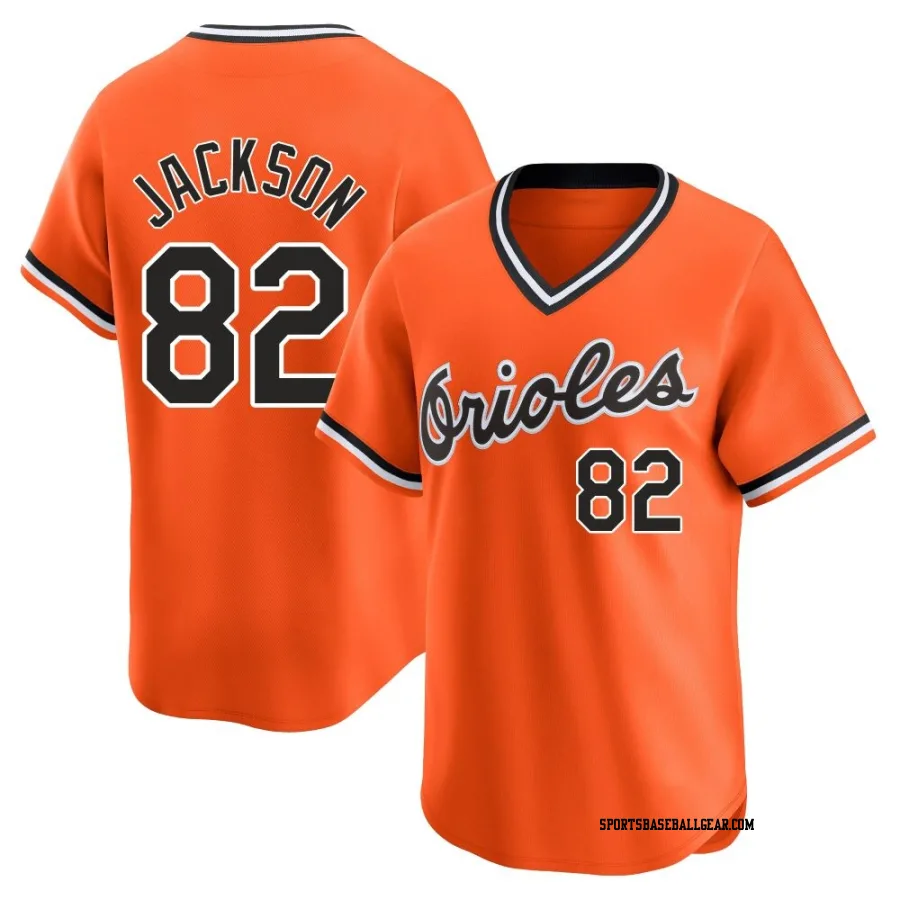 Jeremiah Jackson Youth Baltimore Orioles Orange Limited Cooperstown Collection Jersey