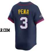 Jeremy Pena Men's Houston Astros Navy Limited American League 2025 All-Star Edition Jersey