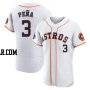 Jeremy Pena Men's Houston Astros White Authentic 2022 World Series Champions Home Jersey