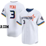 Jeremy Pena Youth Houston Astros White Limited 2025 City Connect Jersey