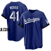 Jerry Reuss Men's Los Angeles Dodgers Royal Replica 2021 City Connect Jersey