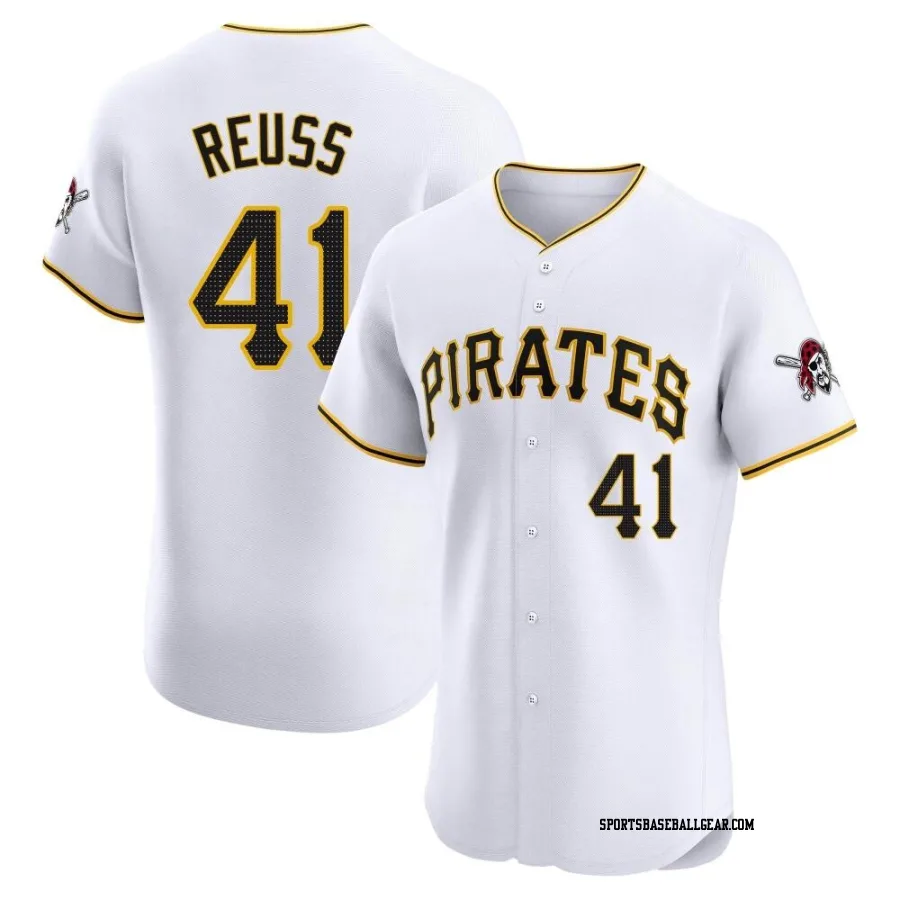 Jerry Reuss Men's Pittsburgh Pirates White Elite Home Jersey