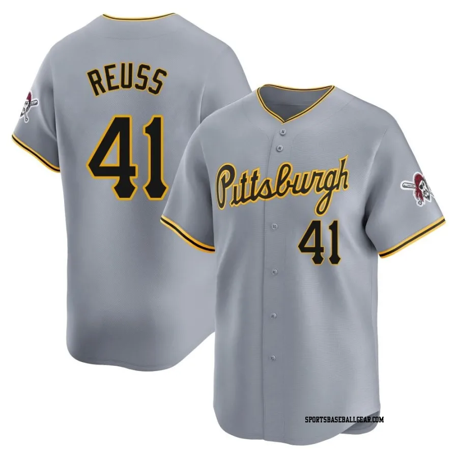 Jerry Reuss Youth Pittsburgh Pirates Gray Limited Away Jersey