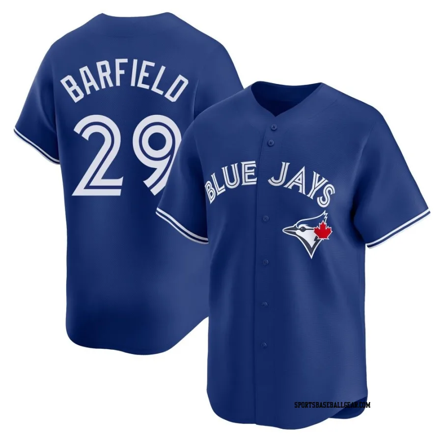 Jesse Barfield Youth Toronto Blue Jays Royal Limited Alternate Jersey