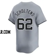 Jesse Scholtens Men's Chicago White Sox Gray Limited Road Jersey