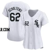 Jesse Scholtens Women's Chicago White Sox White Limited Home Jersey